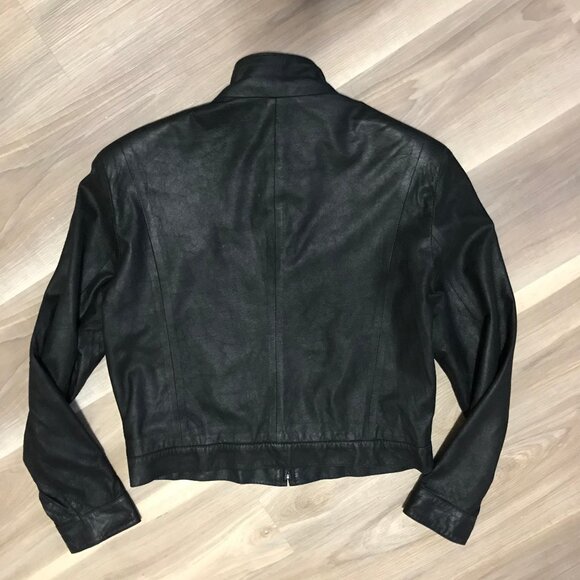 Remy Ladies Black Leather Jacket Size Small - Picture 5 of 6